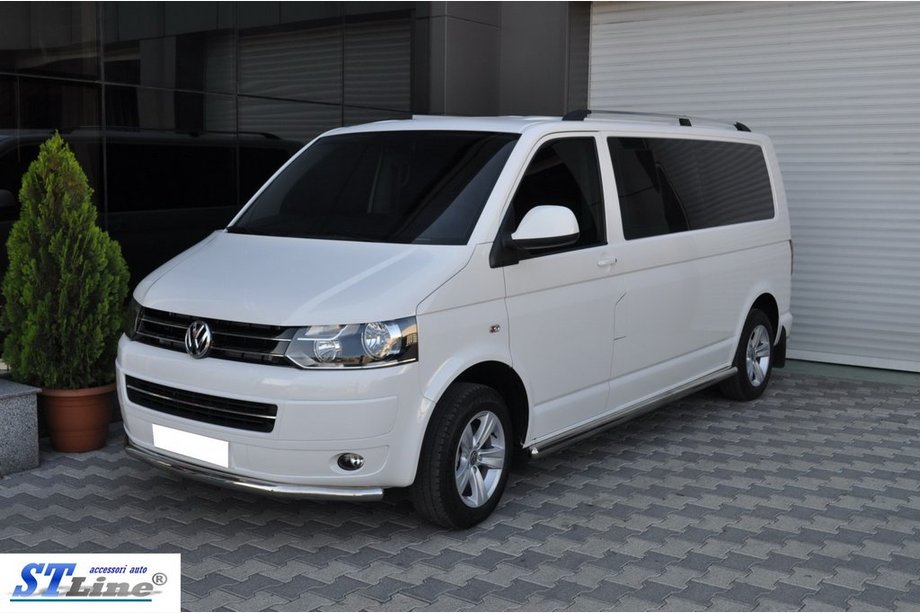 Volkswagen T5 2010–2015 Voorbescherming (RVS) 51 mm Foto 6