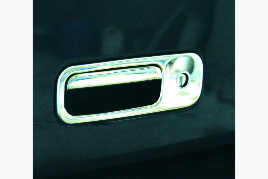 Volkswagen Caddy 2004–2010 RVS afdekking voor kofferklephandgreep Foto 3