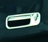 Volkswagen T5 Multivan 2003–2010 Chroomkap voor achterklephandgreep (RVS) foto 2