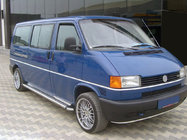 Volkswagen T4 Transporter 1990–2003 Sidebars KB002 Ø60 mm (set 2 st., RVS) foto 1