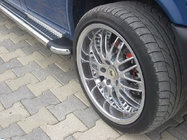 Volkswagen T4 Transporter 1990–2003 Sidebars KB002 Ø60 mm (set 2 st., RVS) foto 4