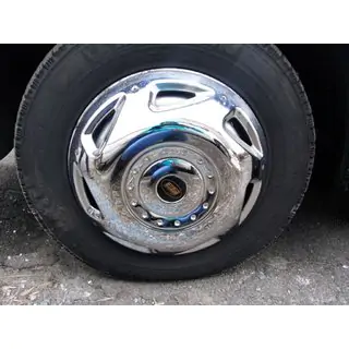 RVS wieldoppen OEM (dubbel gerold, 4 stuks) Volkswagen Crafter 2006–2016 foto 3