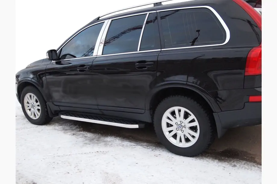 Volvo XC90 2002–2014 BlackLine zijsteps (2 stuks, aluminium) Image