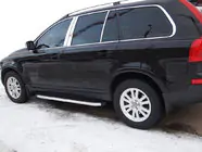 Volvo XC90 2002–2014 BlackLine zijsteps (2 stuks, aluminium) foto 1