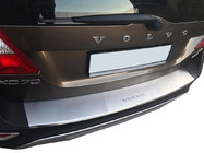Volvo XC70 2007–2013 RVS achterbumperbeschermlijst met omgezette rand Nataniko foto 1