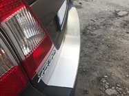 Volvo XC70 2007–2013 RVS achterbumperbeschermlijst met omgezette rand Nataniko foto 2