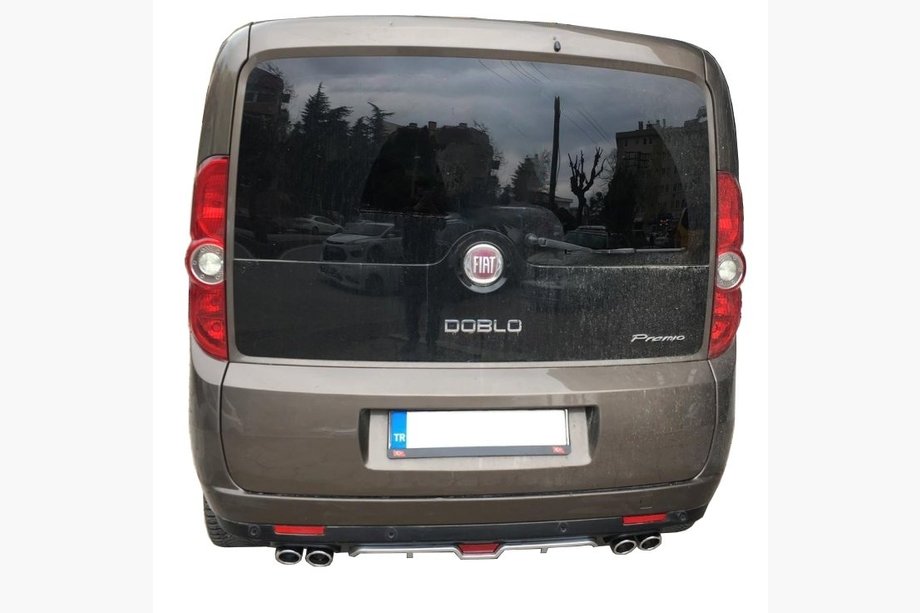 Fiat Doblo II 2010–2022 Achterbumper afdekking (spuitklaar) Image