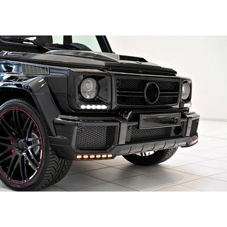 Voorbumper lipspoiler BRBS met LED Mercedes G-klasse W463 1990–2018 foto 4