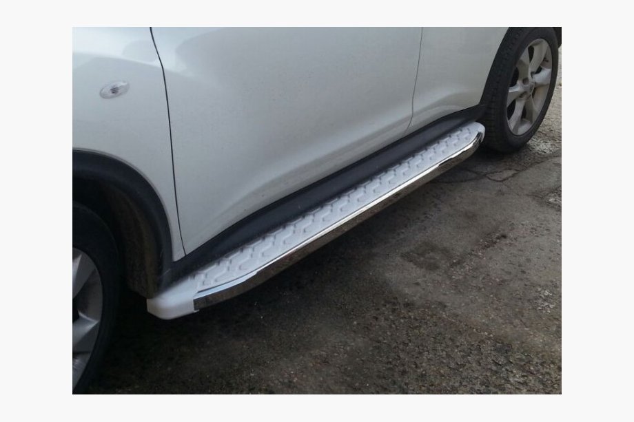 Fiat 500X 2014–2024 Zijtreden WhiteLine (2 stuks, aluminium) Image