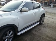 Nissan Juke 2010–2019 WhiteLine side steps (set van 2, aluminium) foto 1