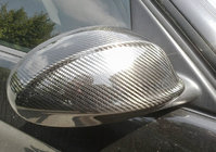 BMW 3-serie E90/E91 2005–2011 Spiegelkappen 2005-2008 (2 st., echt carbon) foto 1