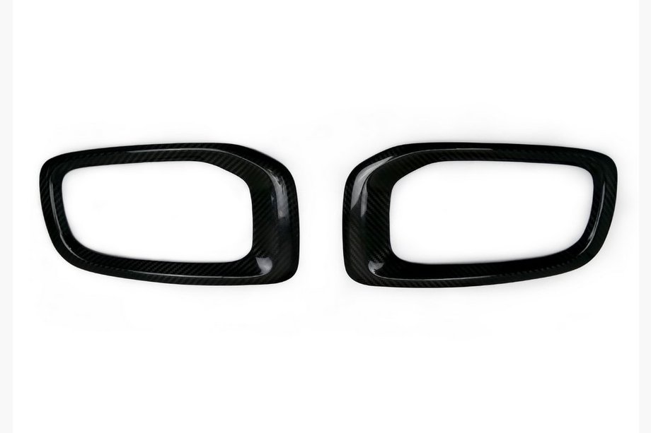 Jeep Renegade 2014– Mistlampomlijsting (set van 2, carbon) Image