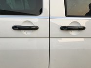 Volkswagen T5 Multivan 2003–2010 Deurgreepafdekkingen (echt carbon) foto 5