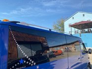 Mercedes Sprinter W901/902/903/904/905 1995–2006 Dakrails DD (2 stuks, aluminium) 265 cm, Chroom, kunststof voet foto 1