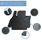 Audi A7 2010–2018 Stingray automatten (4 stuks, rubber) foto 2