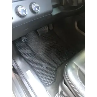 Polyurethaan automatten, 3 rijen (EVA, zwart)