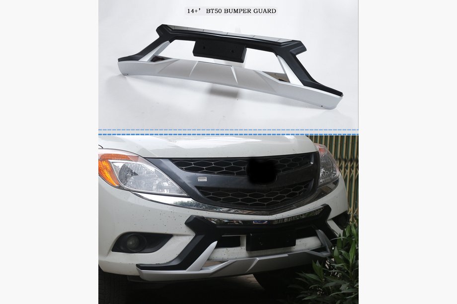 Mazda BT-50 2012– Voor- en achterbumper lipspoilers V1 Image
