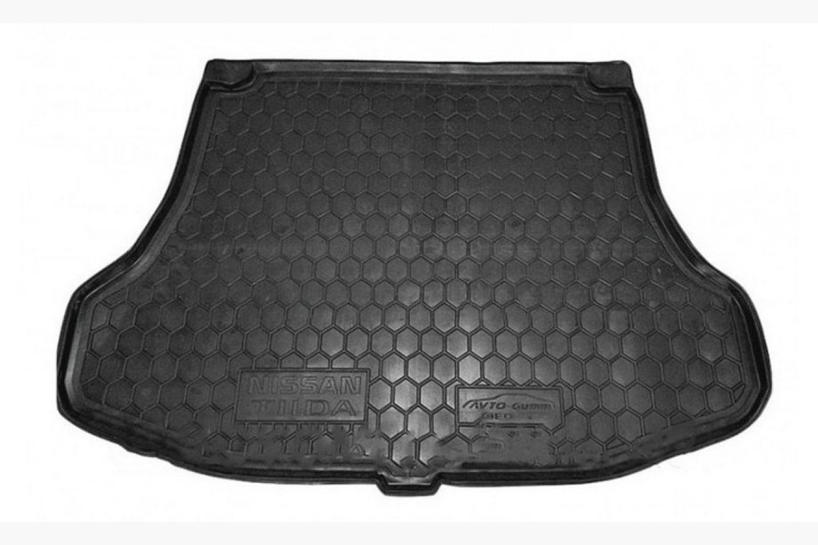 Nissan Tiida 2004–2011 Kofferbakmat SD (Autogumm, rubber) Image