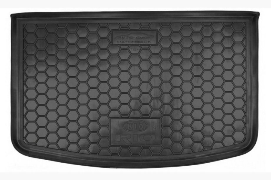 Kia Rio 2012–2017 Kofferruimtemat HB 2015+ TOP met organizer (Autogumm, kunststof) Image