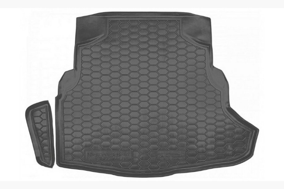 Mercedes C-klasse W205 2014–2021 Kofferbakmat met flap SD (Autogumm, kunststof) Image