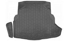 Mercedes C-klasse W205 2014–2021 Kofferbakmat met flap SD (Autogumm, kunststof) foto 1