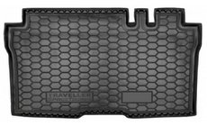 Peugeot Traveller 2017– Kofferbakmat Business L2/Active L2 passagiers (Autogumm, kunststof) foto 1