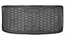 Kia Picanto 2016– Bovenste kofferbakmat (Autogumm, rubber) foto 1