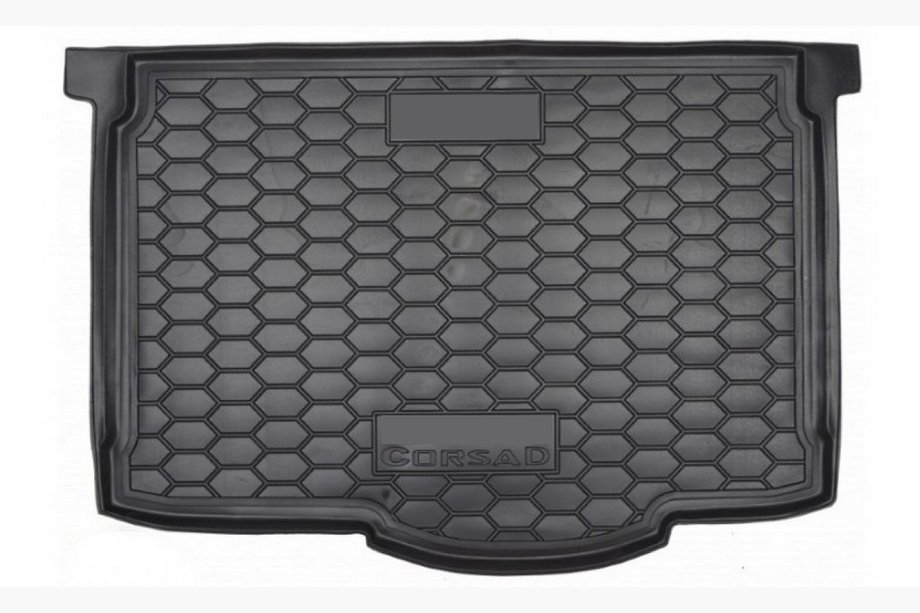 Opel Corsa D 2007–2014 Kofferbakmat 5D voor onderste vloer (Autogumm, kunststof) Image