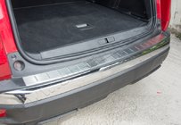 Peugeot 3008 2016–2023 OmsaLine RVS achterbumperbeschermer foto 1