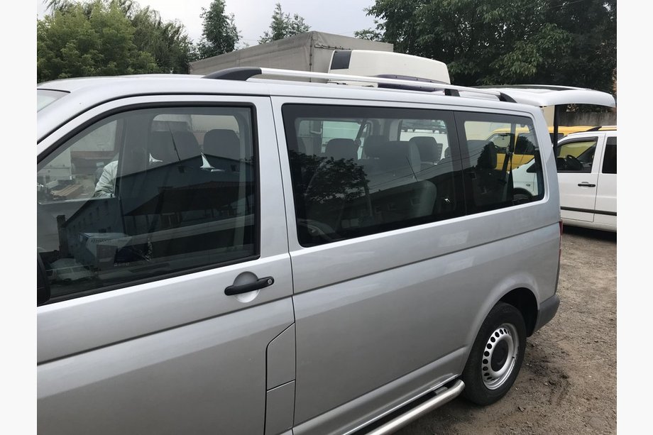 Volkswagen T5 Caravelle 2004–2010 Chromen dakrails Image