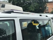 Volkswagen T5 Transporter 2003–2010 Chromen dakrails Lange wielbasis, metalen steunen foto 1