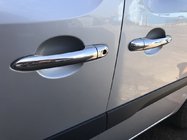 Renault Kangoo 2008–2020 RVS deurgreepkappen 3 stuks, Carmos - Turks roestvrij staal foto 1