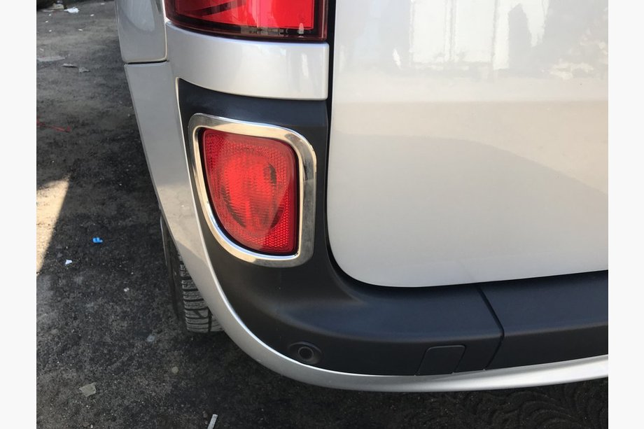 Renault Kangoo 2008–2020 RVS sierlijsten achterbumperreflectoren (set van 2) Image