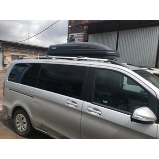 Dakrails chroom CAN origineel design (metalen steunen) Mercedes Vito/V-klasse W447 2014– foto 1