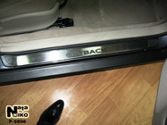 Subaru Outback 2005–2009 Natanika premium dorpellijsten (2 stuks, RVS) foto 1