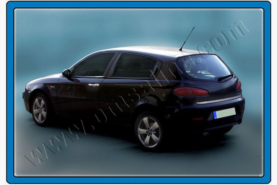 Alfa Romeo 147 2000–2010 RVS kofferbakrand Image