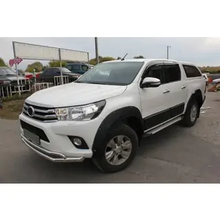 Spatbordverbreders (2015-2020, ABS, boutbevestiging) Toyota Hilux 2015– foto 1