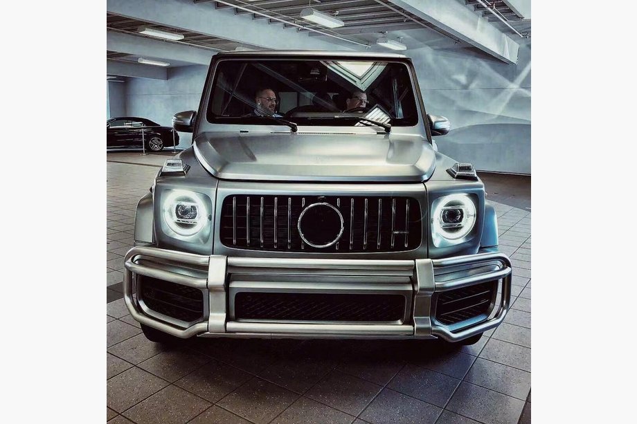 Mercedes G-klasse W463 1990–2018 Frontbescherming (bullbar), voor facelift 2018+ Image