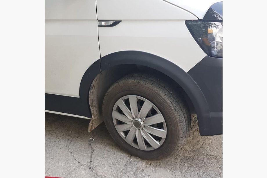 Volkswagen T6 2015–2024 Set sierlijsten en wielkastverbreders (11-delig) 2019+, 1 schuifdeur, lange wielbasis Foto 2