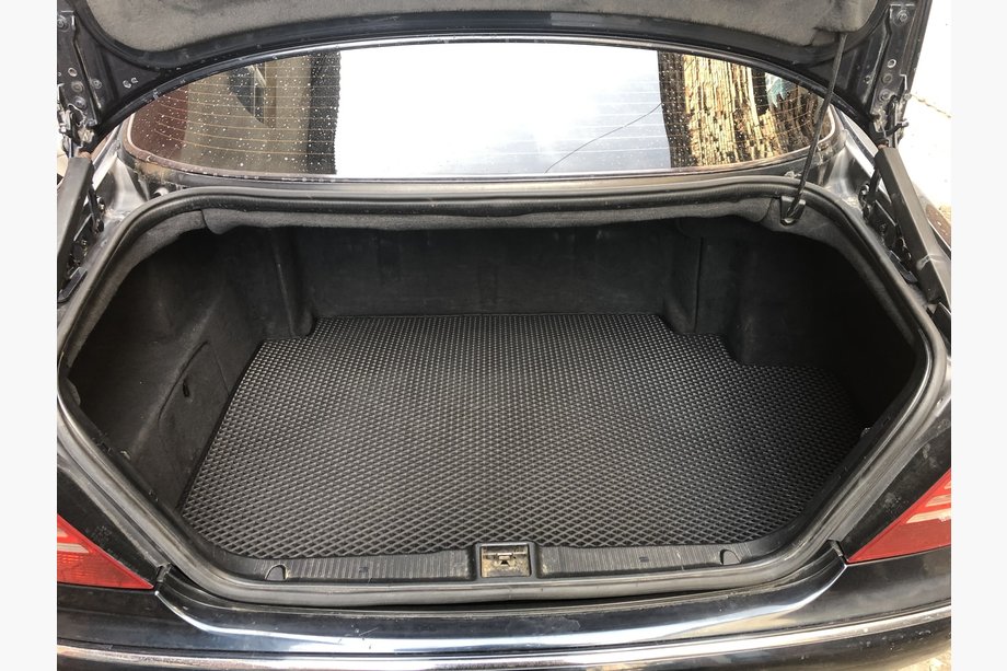 Mercedes S-Class W220 1998–2005 Kofferbakmat (Short, EVA, zwart) Image