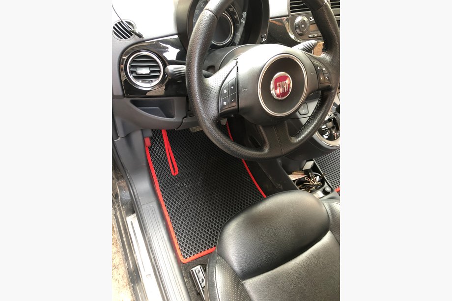 Fiat 500/500L 2013–2022 EVA automatten voor 500, zwart Image