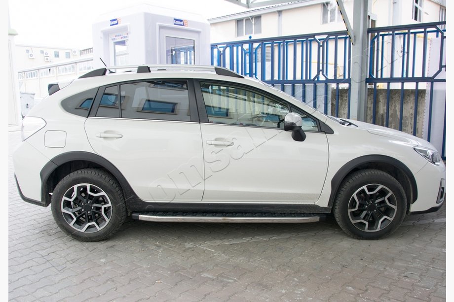 Subaru XV 2011–2017 OmsaLine Elegance dakrails (2 stuks, grijs) Foto 1
