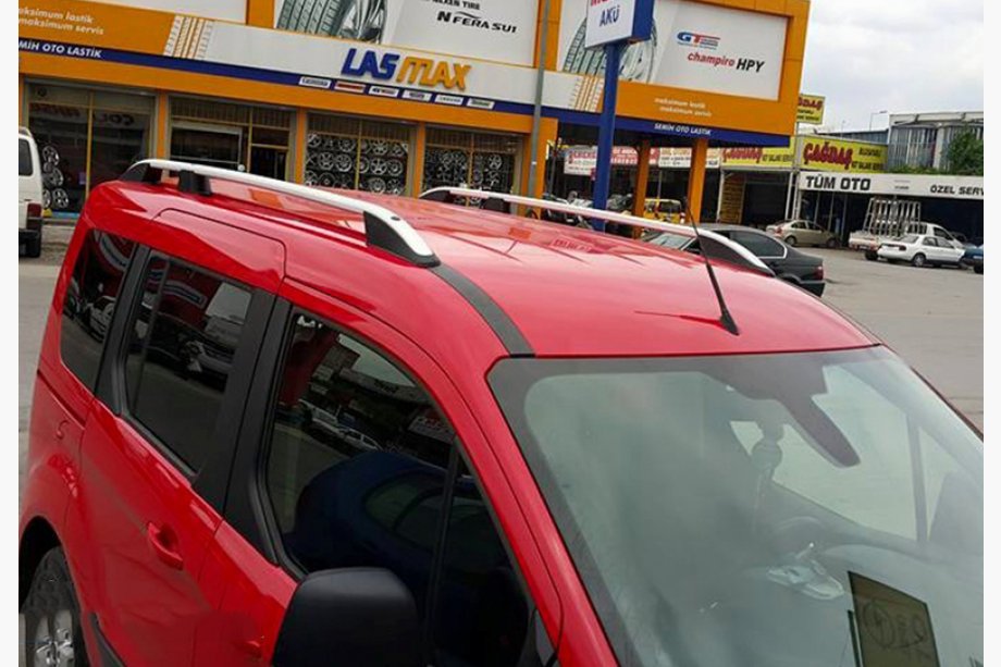 Ford Connect 2014–2021 OmsaLine Elegance dakrails (2 stuks, grijs) Image