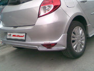 Renault Clio III 2005–2012 Achterbumperdiffuser V2 (spuitklaar) foto 1