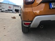 Renault Duster 2018–2024 Sierlijsten voor achterreflectoren (2 stuks), RVS Carmos - Turks staal foto 1