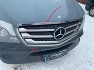 Mercedes Sprinter W906 2006–2018 Grillomlijsting (2013↗, RVS) foto 1