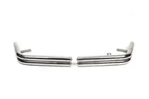 Volkswagen T5 Multivan 2003–2010 Achterbeschermhoeken AK003-double (set 2 stuks, RVS) foto 1