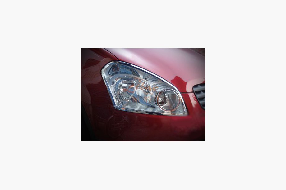 Nissan Qashqai 2007–2010 Koplamp sierlijsten (2 st., kunststof) Image