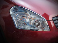 Nissan Qashqai 2007–2010 Koplamp sierlijsten (2 st., kunststof) foto 1