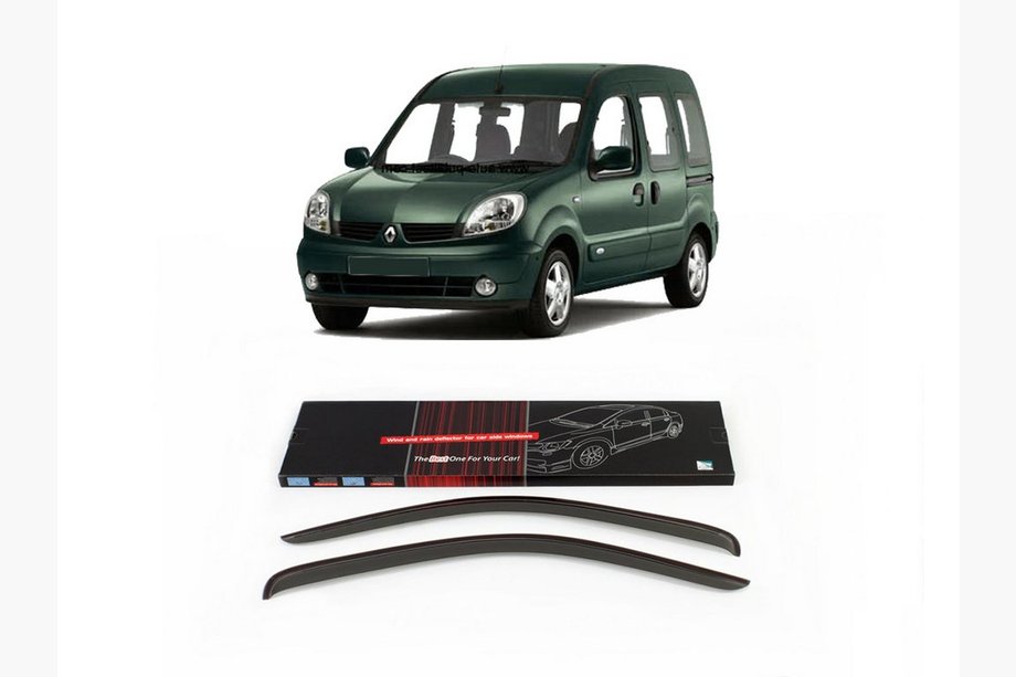 Renault Kangoo 1998–2008 Raamwindkappen 8 cm (2 stuks, Sunplex) Image